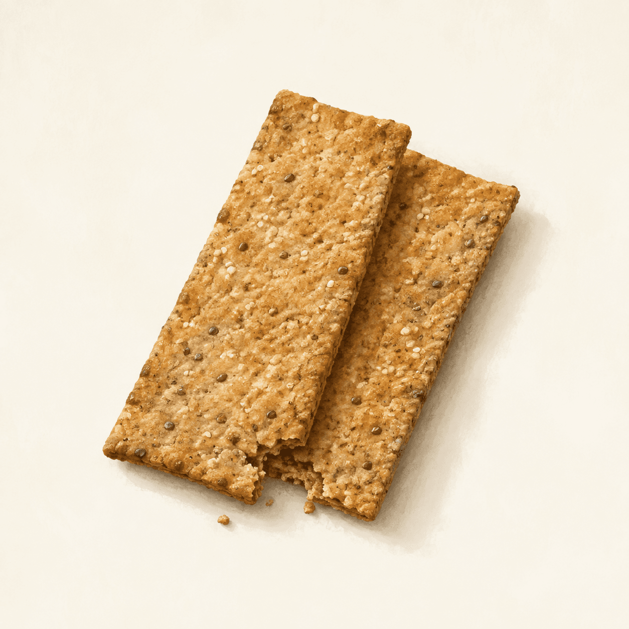 Food illustration: crispbread