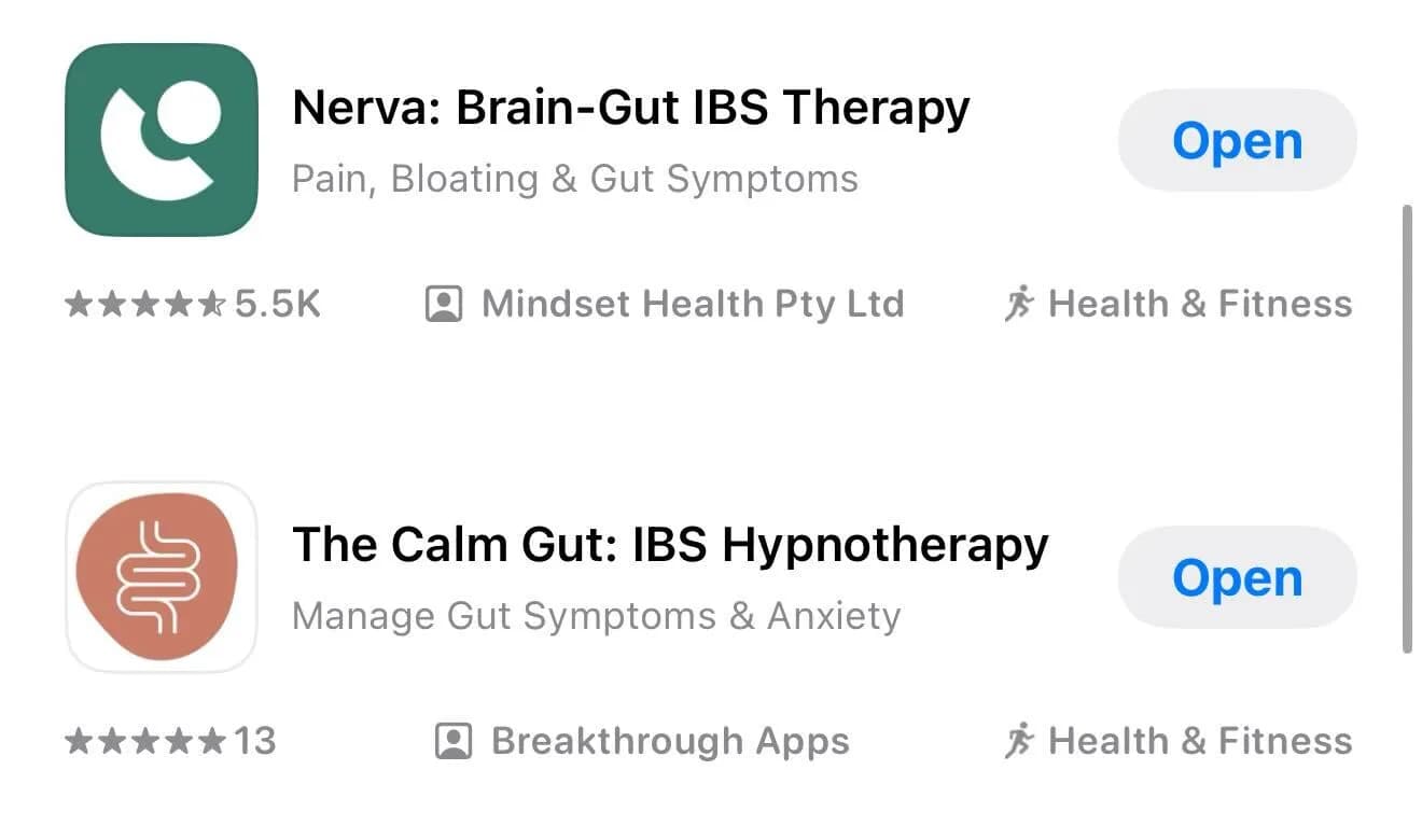 Nerva vs The Calm Gut App: What’s the Best IBS App?
