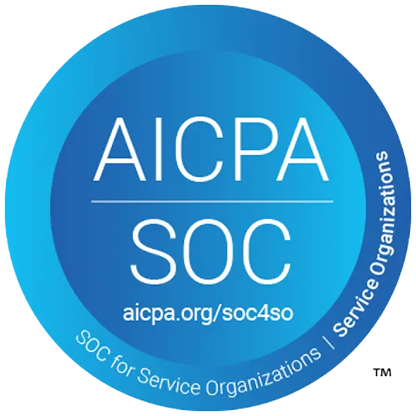 AICPA SOC 2 certification badge