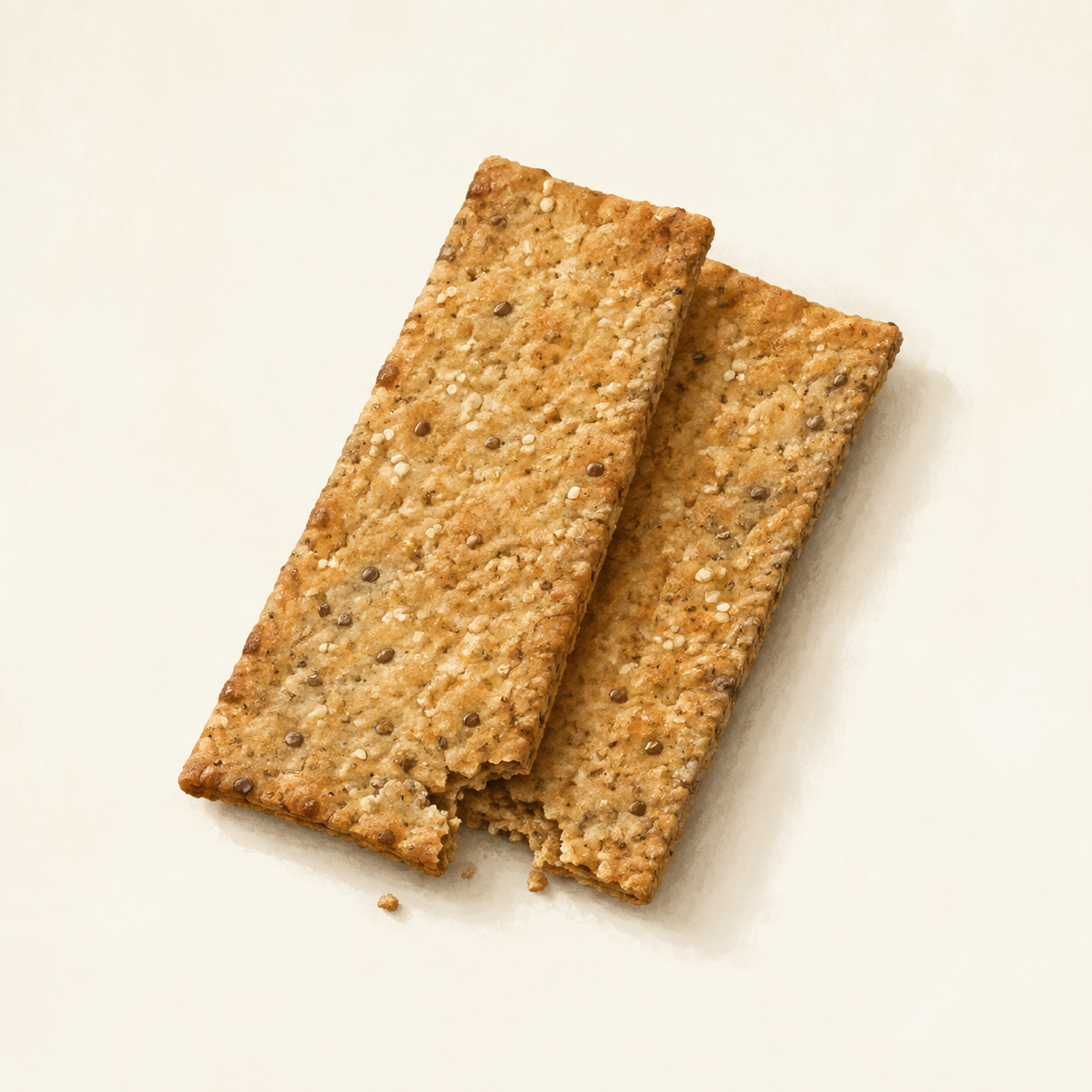 Food illustration: crispbread