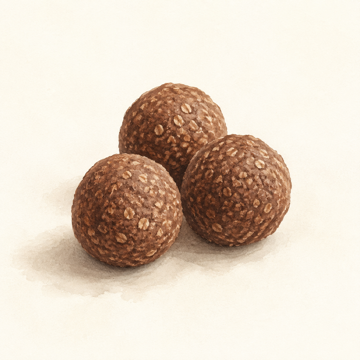 Food illustration: energy bites